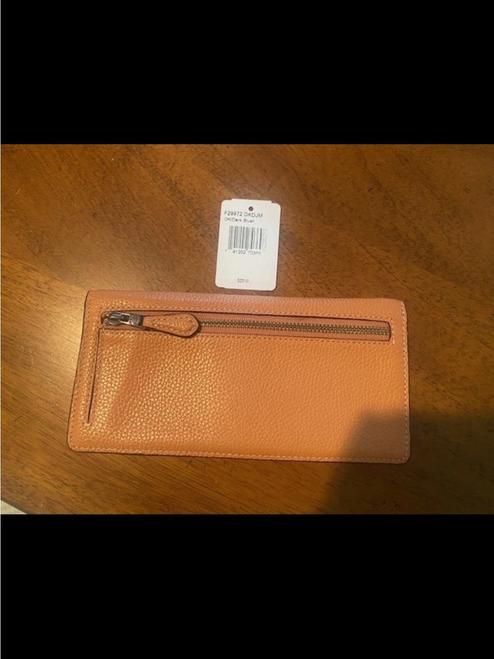 Coach F29972 DKDJM Prairie
Rivets Slim Wallet Wristlet DK/ Dark Blush - Picture 9 of 12